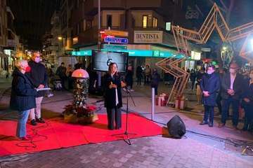 Telde da la bienvenida a la Navidad con el encendido de la decoración callejera/TA y Francisco Javier Santana.